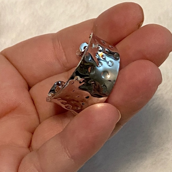 Belk Silverworks Womens Silver Plated Hoop Earrings - Picture 9 of 11